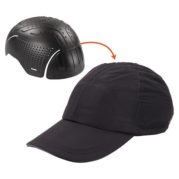 Ergodyne Bump Cap,Color Black,0.3 lb x 8947