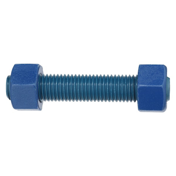 Usa Fastener Threaded Stud, Fluoropolymer Coated, 4 PK B7-.875-5