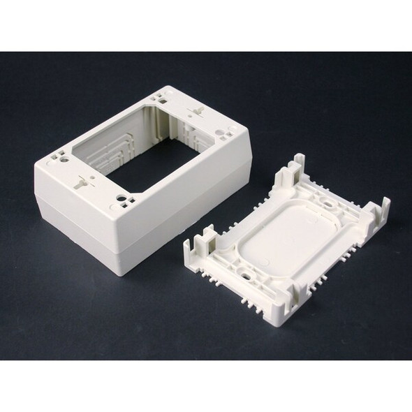Wiremold Deep Box Fitting,Ivory,PVC NM2048