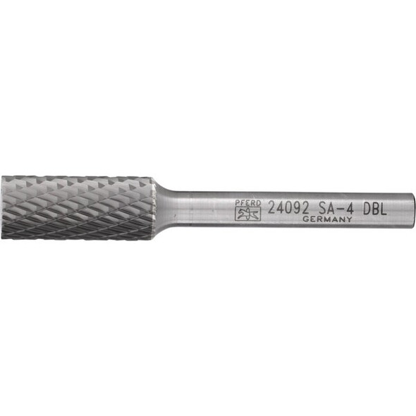 Pferd Carbide Bur,SCTI SA-4,1/4",Double Cut 24092