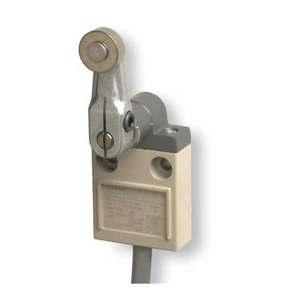 Limit Switch, Roller Lever, Rotary, SPDT, 5A at 240V AC, Actuator Location: Side