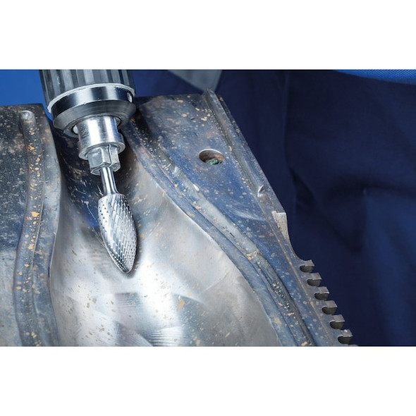 Pferd Carbide Bur,SCTI SH-6,1/4",Double Cut 24892