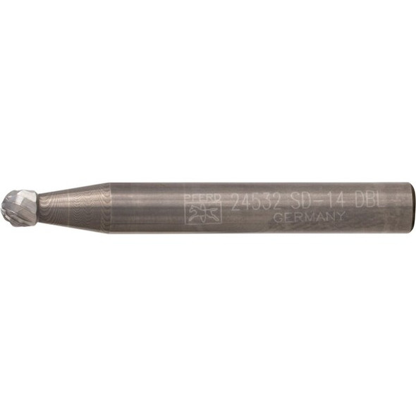 Pferd Carbide Bur,SCTI SD-14,1/4",Double Cut 24532