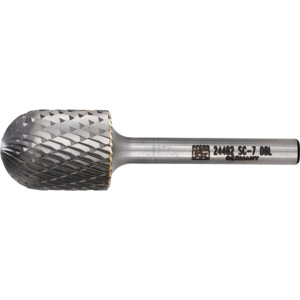 Pferd Carbide Bur,SCTI SC-7,1/4",Double Cut 24482