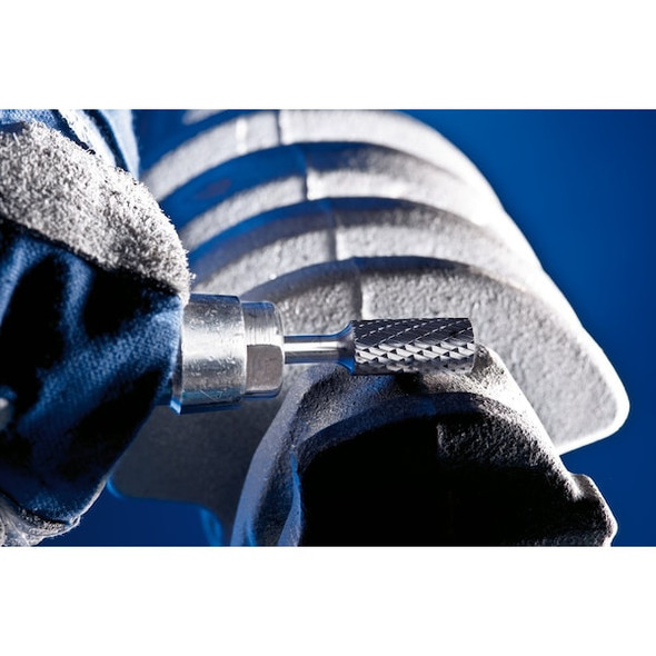 Pferd Carbide Bur - Cylind. (End Cut), DIA Cut - 5/16" x 3/4" x 1/4" Shank - SB-2 24233