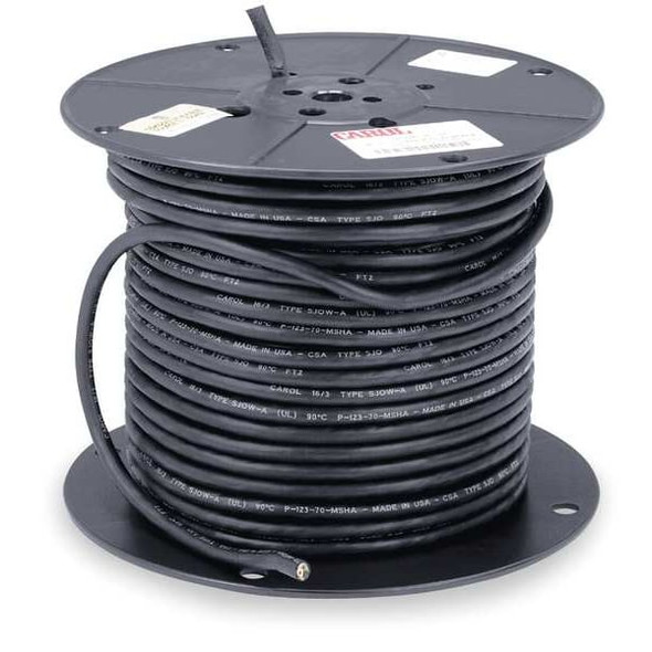 Carol PortableCord,3Cond,14AWG,Black,250ft 01360.35.01 Carol PortableCord,3Cond,14AWG,Black,250ft 01360.35.01