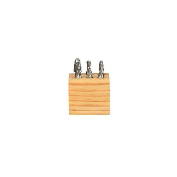 Hhip 1/8-1/2" 6 Piece 2-Flute M2 Ball Nose End Mill Set 8001-0006