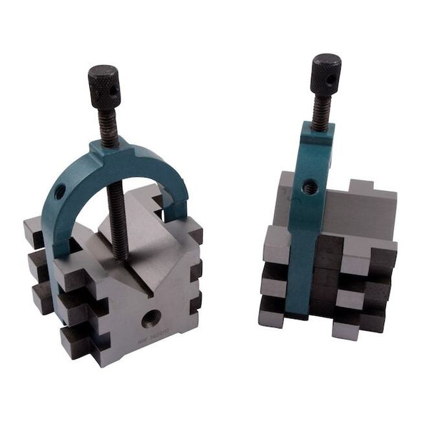 Hhip 2.5 X 2.75 X 2" Mulit-Use V-Blocks & Clamps Set 3402-0112