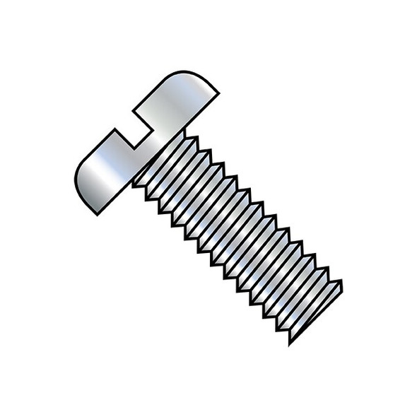 #3-48 x 3/16 in Slotted Pan Machine Screw, Zinc Plated Steel, 10000 PK