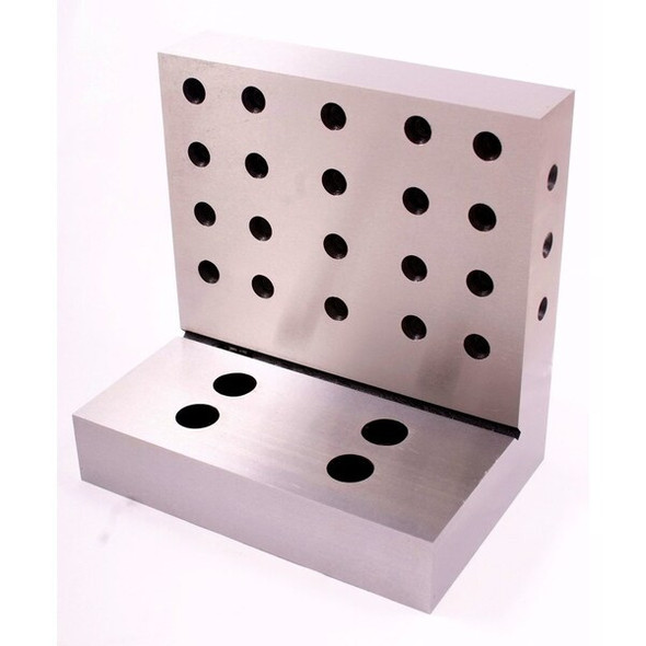 Hhip 6 X 6 X 4 X 1-1/4" Steel Angle Plate With Back Holes 3402-2664