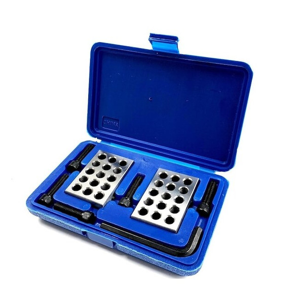 Hhip 8 Piece 1-2-3 Precision 23 Hole Block Set With Screws & Hex Key 3402-0055
