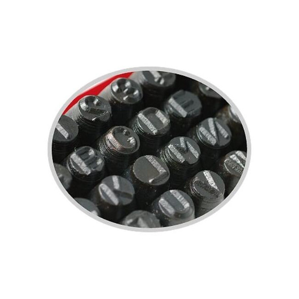 Hhip 1/4 Width Number & Letter Stamp Set 0-9 And A-Z 8016-0004