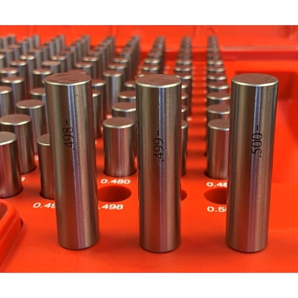 Hhip 250 Piece M2 Minus Pin Gage Set .251-.500" 4101-0012
