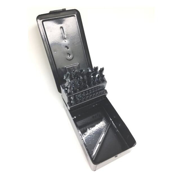 Hhip 25 Piece 1-13mm X .5mm High Speed Steel Metric Jobber Drill Set 5000-0007