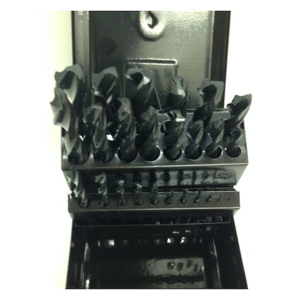 Hhip 25 Piece 1-13mm X .5mm High Speed Steel Metric Jobber Drill Set 5000-0007