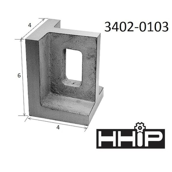 Hhip 4 X 4 X 6 Precision Ground Right Angle Plate 3402-0103