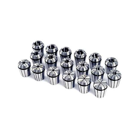 Hhip 3/32 To 3/4" ER32 18 Piece Spring Collet Set 3900-5267
