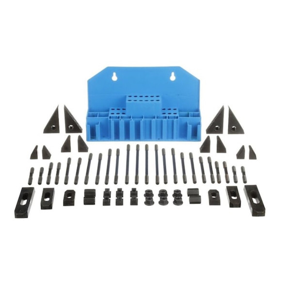 Hhip 58 Piece Clamping Kit 7-16-T Slot With 3-8-16 Studs 3900-2112
