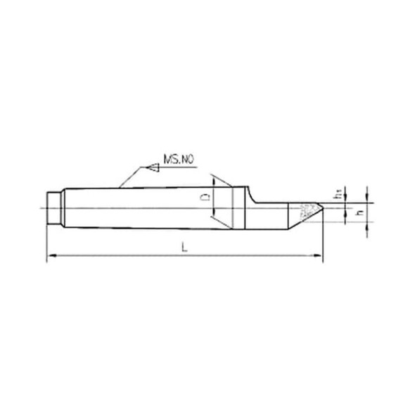 Hhip MT2 Carbide Tipped Half-Notched Dead Center 3900-6057