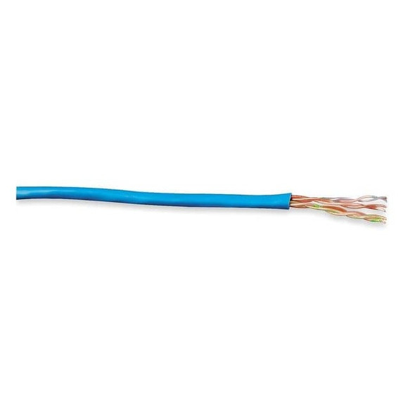 Genspeed Data Cable,Cat 5e,24 AWG,1000ft,White 5131361E