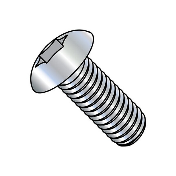 #10-24 x 3/4 in Torx Truss Machine Screw, Zinc Plated Steel, 5000 PK
