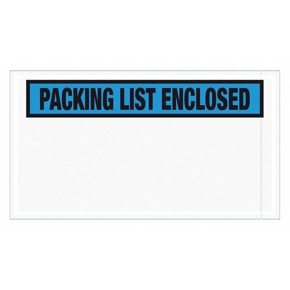 Tape Logic PLE Envelope,5-1/2x10",Blu,PK1000 PL431