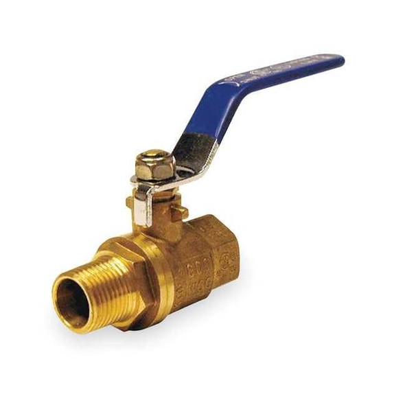 Proline Series 1-1/4" FNPT x MNPT Brass Ball Valve Inline 107-326