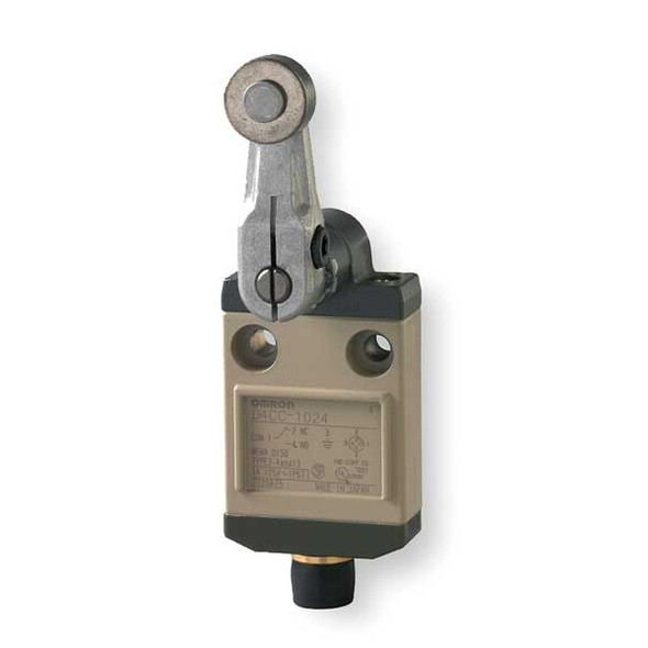 Limit Switch, Plunger, Roller, SPDT, 1A at 120V AC, Actuator Location: Side