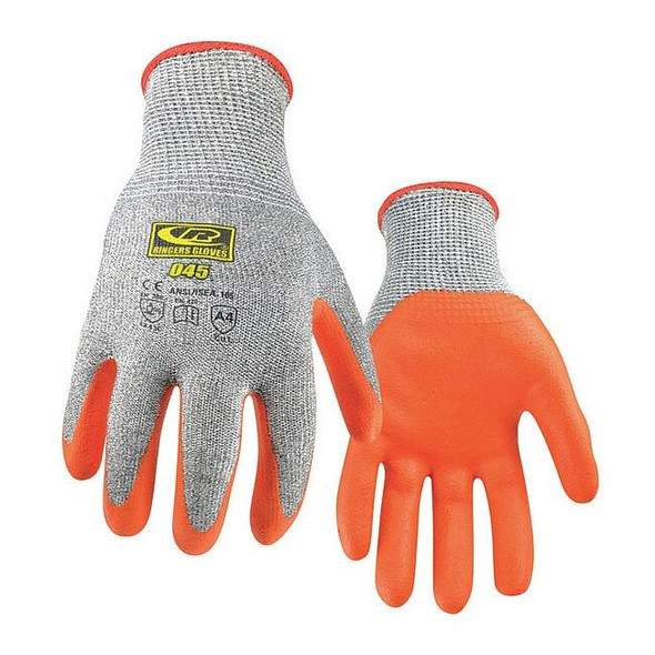 Ansell Coated Gloves, Cut Level A3 ,Nitrile ,Smooth ,S 1 PR 043HD