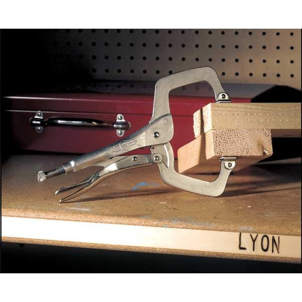 Irwin Locking C-Clamp,18",8" Cap,9-1/2" Throat 18SP