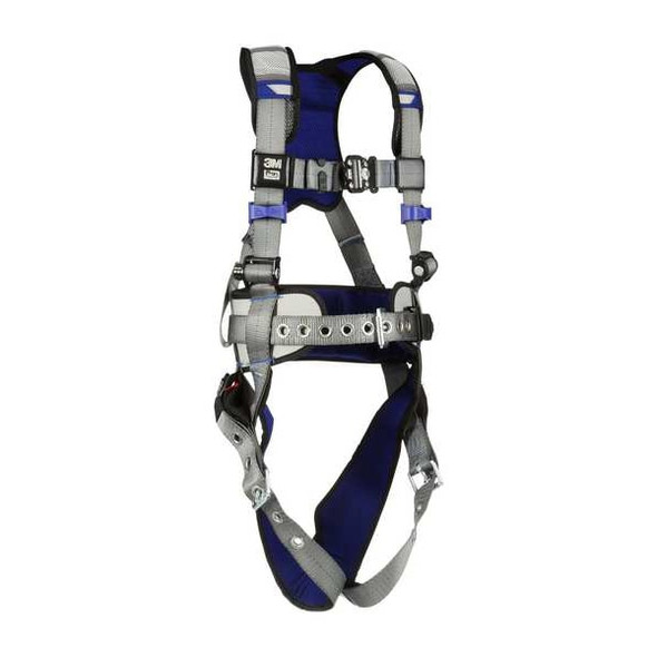 ExoFit(TM) X200 Fall Protection Harness, L, 420 lb, Quick-Connect Chest/ Tongue Leg Straps