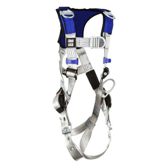 ExoFit(TM) X100 Fall Protection Harness, 2XL, 420 lb, Mating Chest/ Tongue Leg Straps