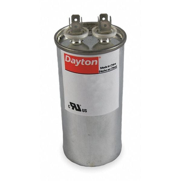 Dayton Run Capacitor,45 MFD,370V,Round 2MEE3