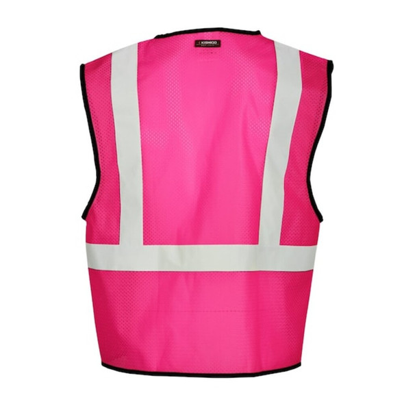 Kishigo High-Visibility Vest,Pink,L-XL B126-L-XL