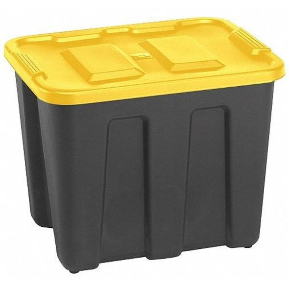 Durabilt StorageTote,22.5inL,17.5inW,Black 6921GRBKYL.08 Durabilt StorageTote,22.5inL,17.5inW,Black 6921GRBKYL.08