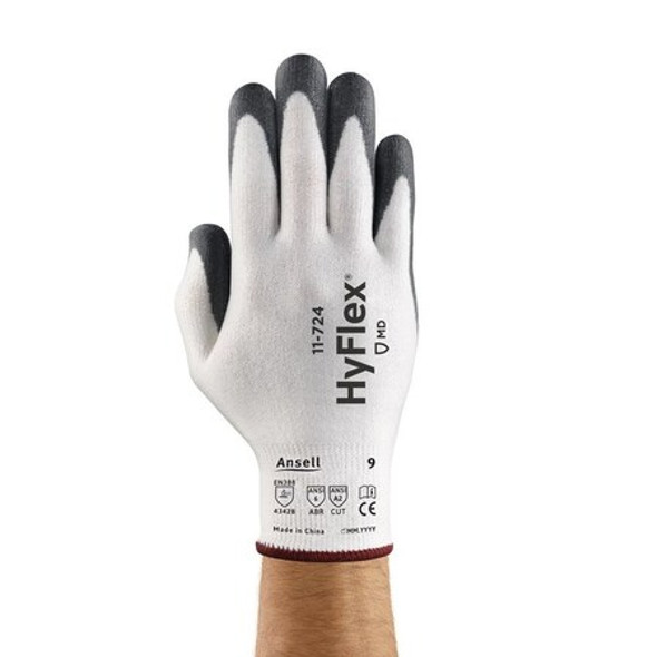 Ansell VF,Cut Res Gloves,Blk/W,7,40LJ69,PR 11-724-VEND Ansell VF,Cut Res Gloves,Blk/W,7,40LJ69,PR 11-724-VEND