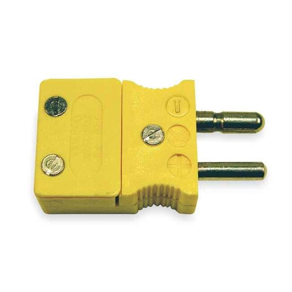 Tempco Thermocouple Plug, Yellow, Type K, Jack TCAR-1007