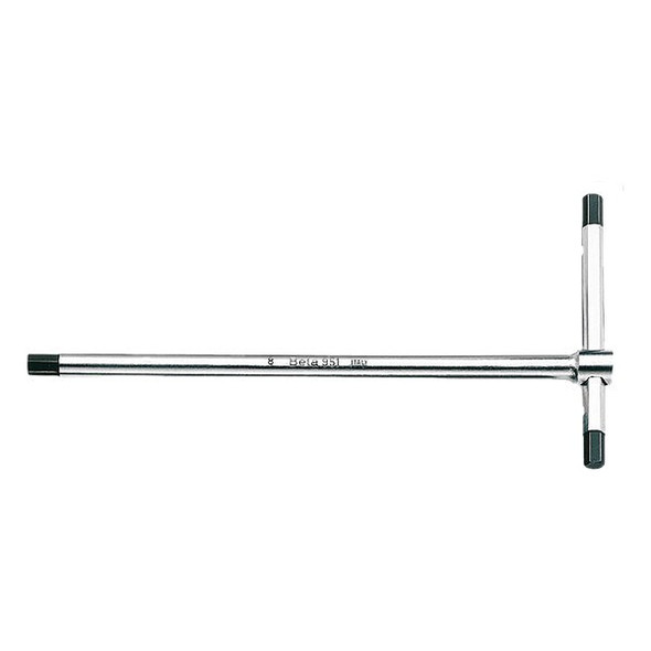 SAE Plain Hex Male Key Hex Key, 1/8 in Tip Size, 6 in Long, 2 1/2 in Short