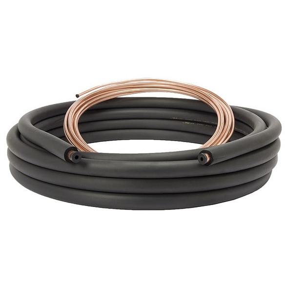 Streamline Refrigerant Line Set,Copper Roll,L 30 Ft 61420300