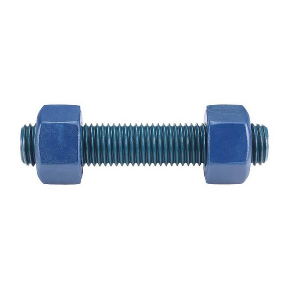 Usa Fastener Threaded Stud, Fluoropolymer Coated, 4 PK B7-1-5.5