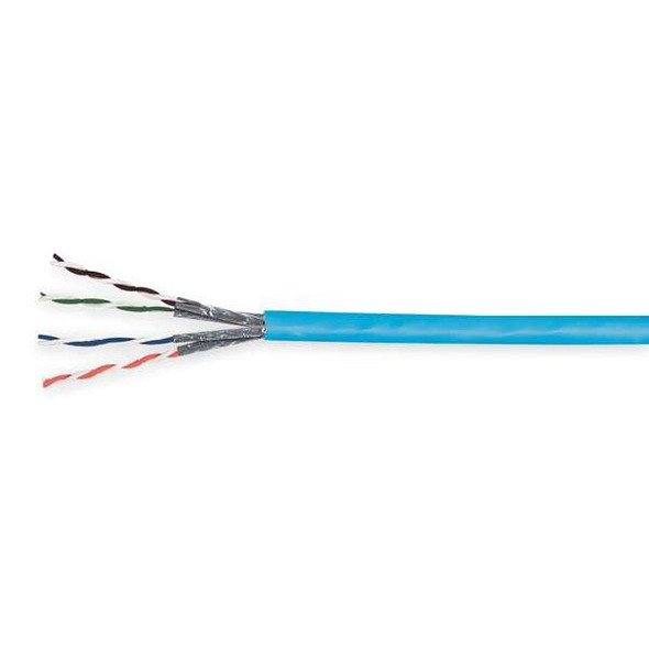 Genspeed Cable,Cat 5e,24 AWG,1000 ft,Blue 2133496E