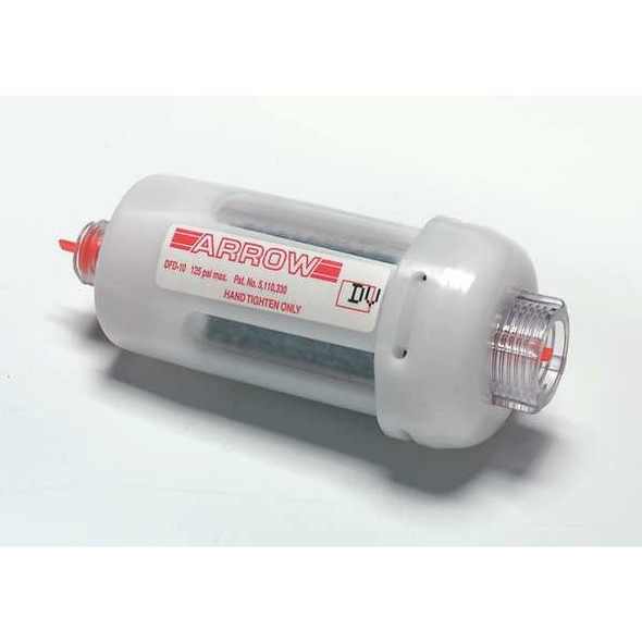 Disposable Air Filter/Dryer, ISO Class 2, 1/4 in NPT, 20 cfm, 130 Degrees F Max Op Temp, PK2