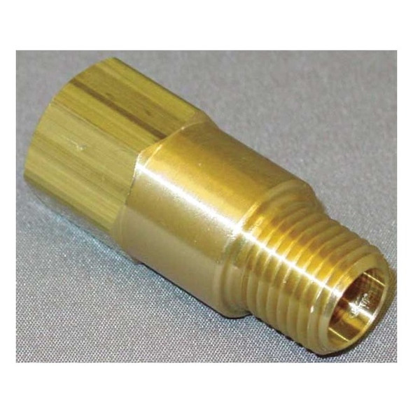 1/4" MNPT x FNPT Brass Piston Spring Check Valve
