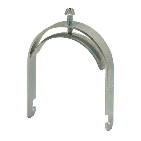 Eaton B-Line Clamp, Conduit; Strut Use, 3 in, Steel, Galvanized B1548S