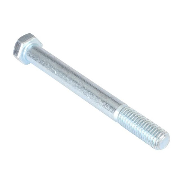 Grade 5, 5/8"-11 Hex Head Cap Screw, Zinc Plated Steel, 6 in L, 5 PK