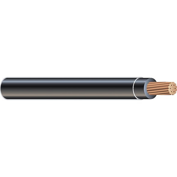 Southwire THHN Building Wire, Copper, 3/0, 1C, Black, Stranded, 500 ft 20507002