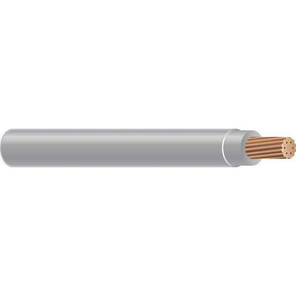 Southwire THHN Building Wire, Copper, 8 AWG, 1C, Gray, Stranded, 500 ft 23850112