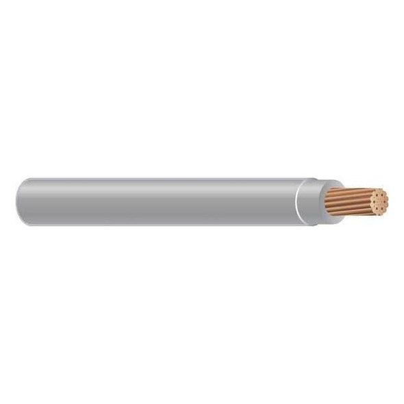 Southwire THHN Building Wire, Copper, 8 AWG, 1C, Gray, Stranded, 500 ft 23850112