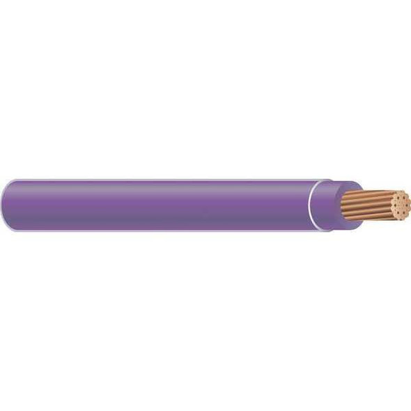 THHN Building Wire, Copper, 10 AWG, 1C, Purple, Stranded, 500 ft