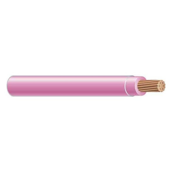 THHN Building Wire, Copper, 12 AWG, 1C, Pink, Stranded, 500 ft